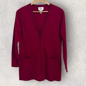 Talbots 100% merino wool cardigan